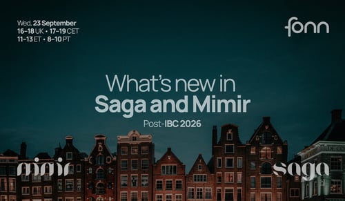 Post‑IBC 2026 Webinar: What's new in Saga (& Mimir)