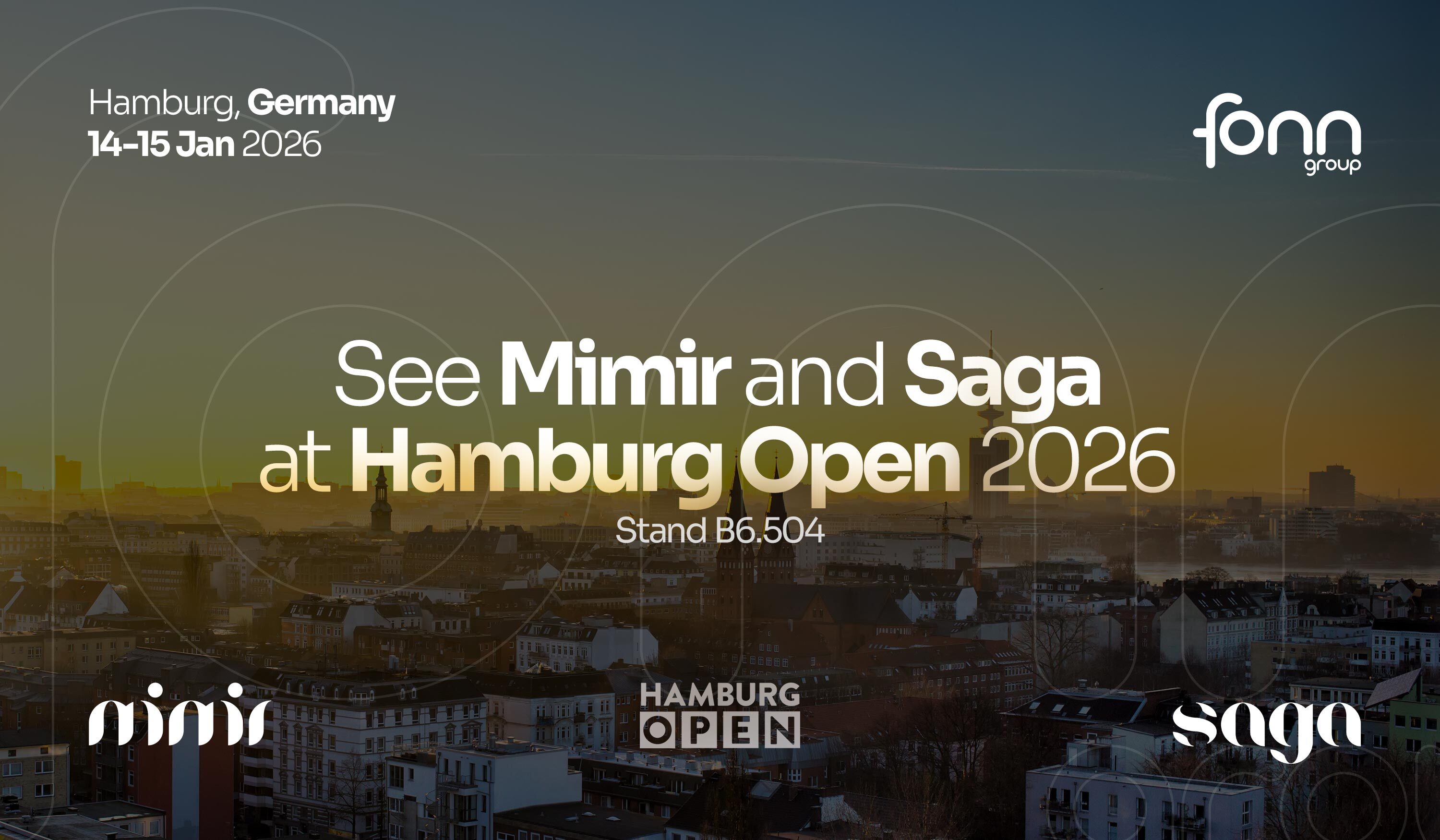 Saga at Hamburg Open 2026 | Stand B6.504