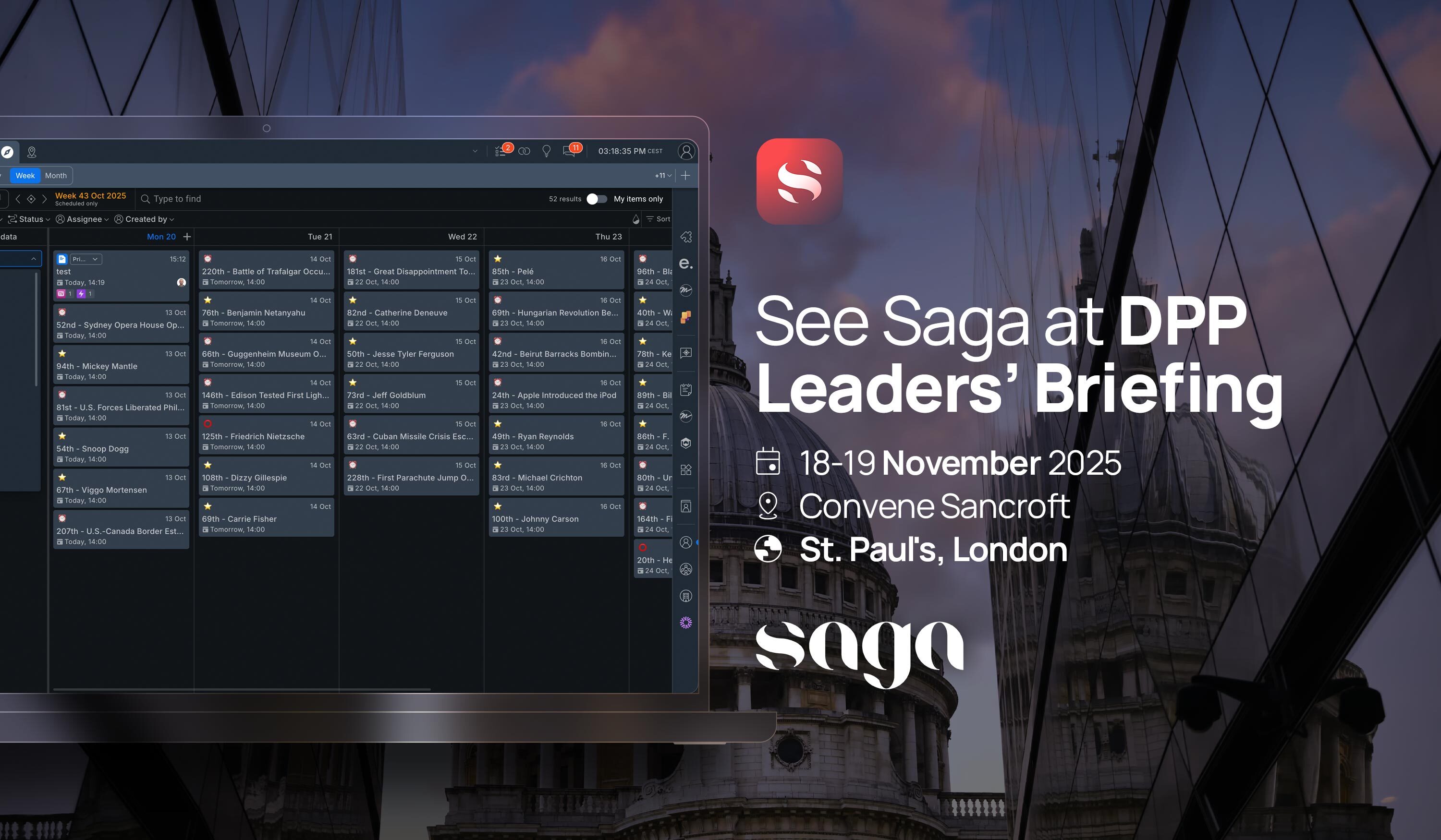 See Saga at the DPP Leaders' Briefing 2025